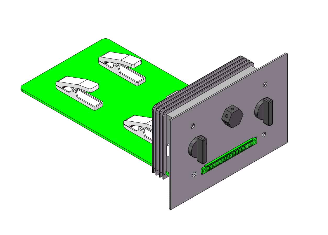 Battery Tray Holder for 5A coin cell with 4 channels
