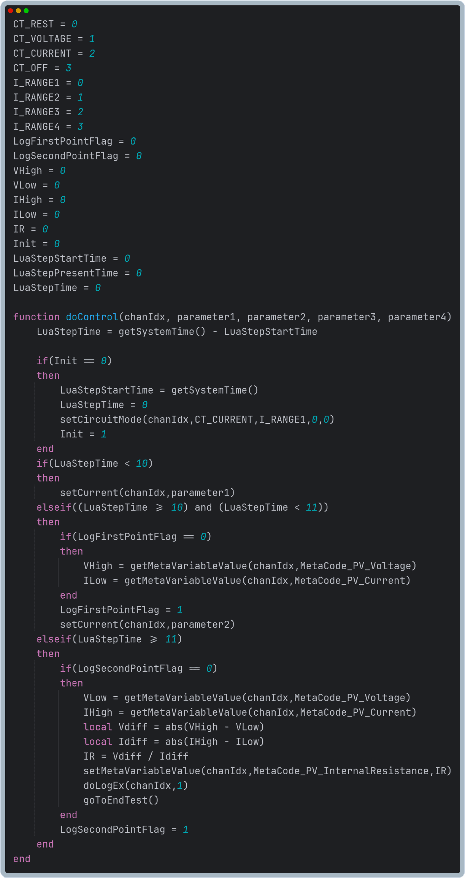 ARBIN-Complete Example of dynamic control types i2